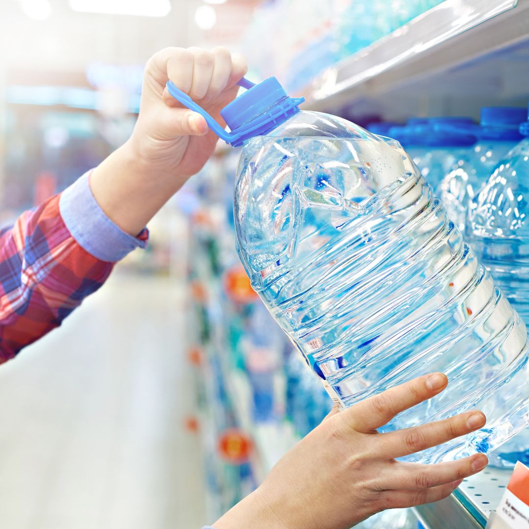 Buying bottled water