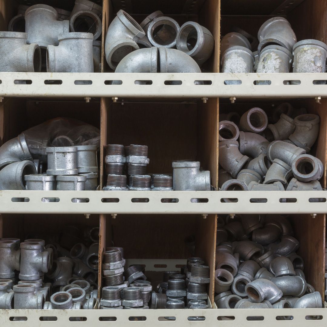 galvanized water pipe connectors