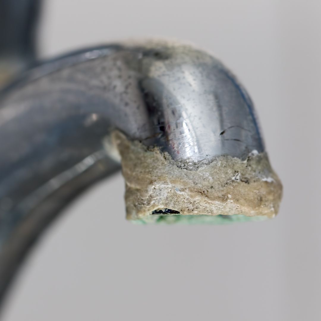 build up on faucet