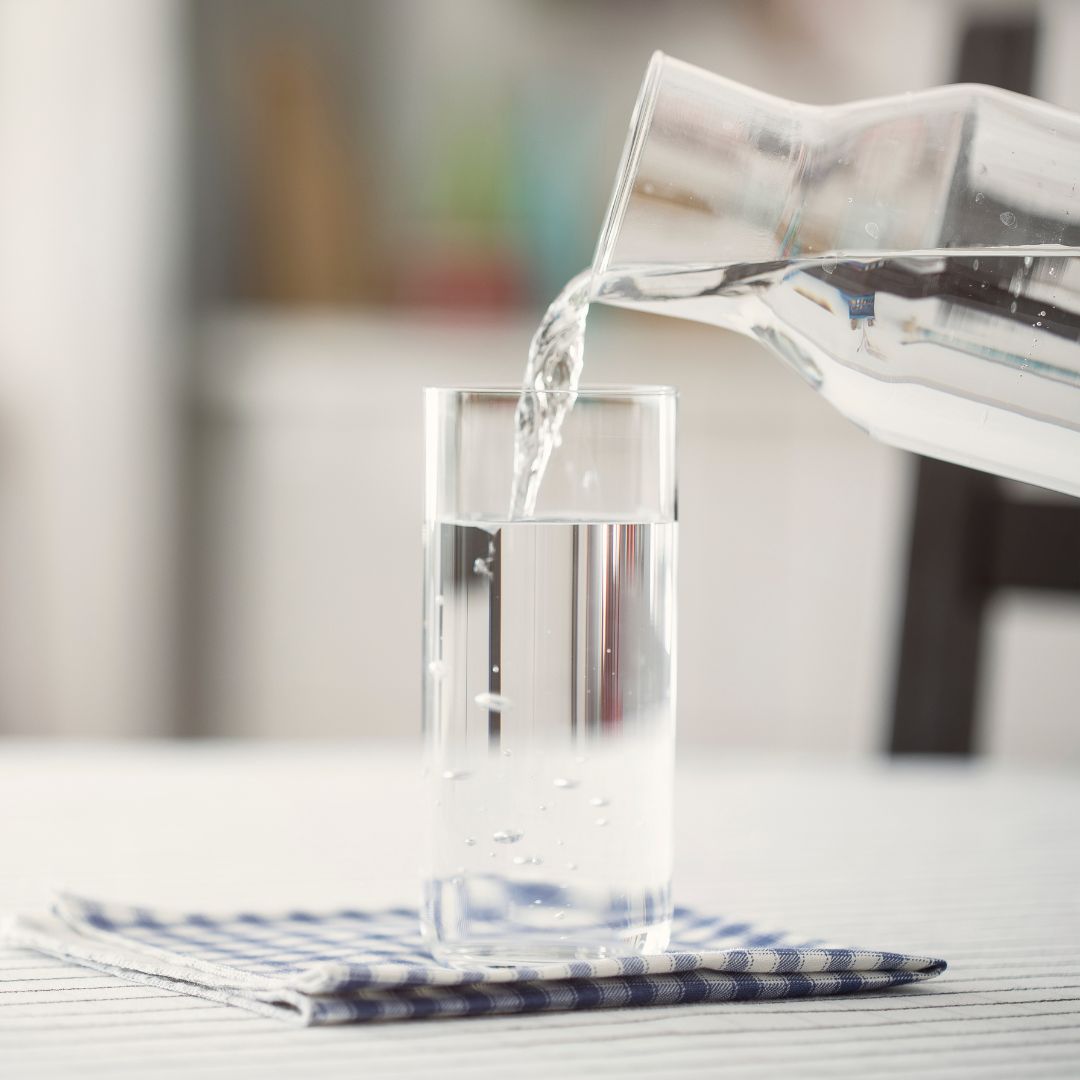 Glass of clean water