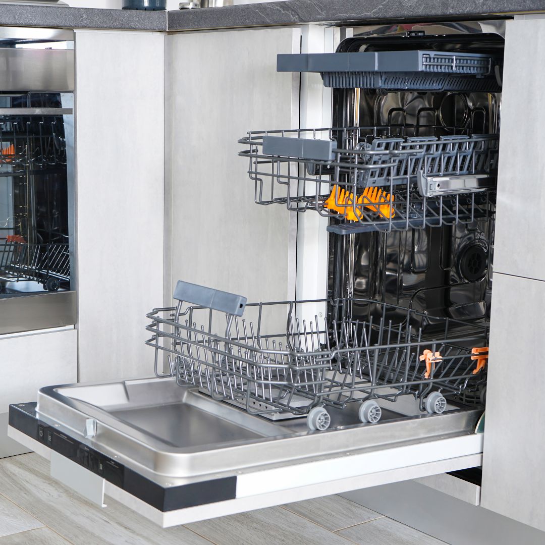 open dishwasher